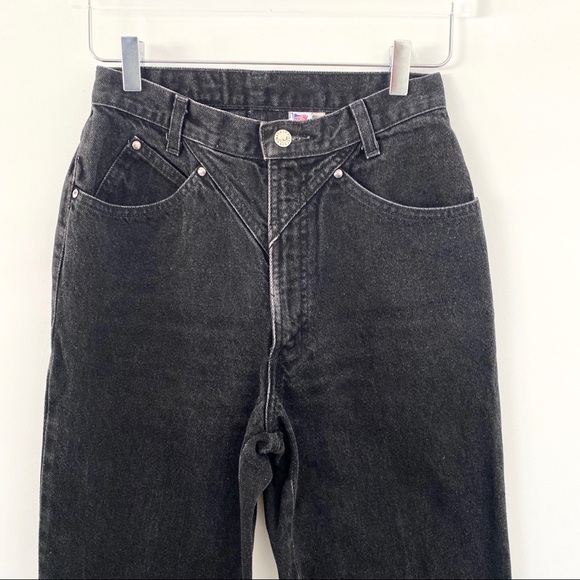 VINTAGE HIGH RISE Rocky Mountain Mom Jeans Black - Picture 2 of 8
